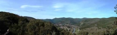 La grotte de Valaurie. panorama Le Portel des Arnaud chambres d hotes Cévennes
