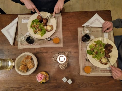 Assiette gourmande at La Grange Dîmière, charming BnB in the Loire Valley