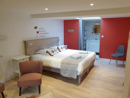 suite parentale romantique du Logis Escale, grand gîte 5* à Gennes-Val-de-Loire, Maine-et-Loire