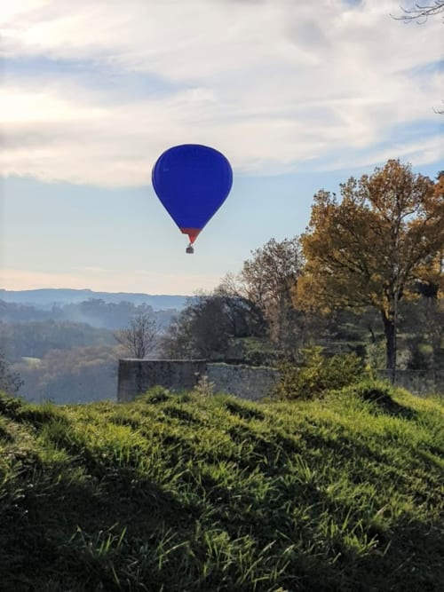 Domaine des Pierres Blanches Baptême de Montgolfière à Domme