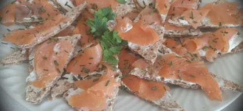 Toasts de saumon, by Fabrice RAMOS partenaire Casa Claudina