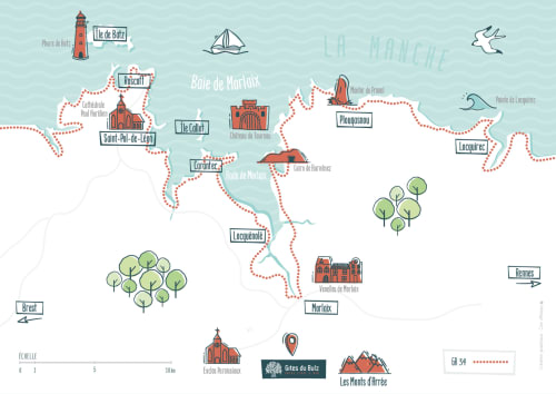 Gîtes du Bulz, 3 maisons de vacances entre la Baie de Morlaix et les monts d’Arrée (Bretagne)
