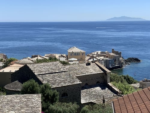 villa with view of the corsican sea