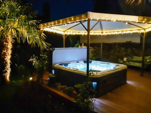 L'ambiance de nuit du spa