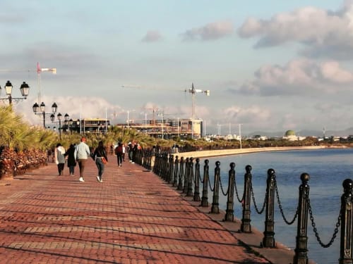 The Lakeside promenade