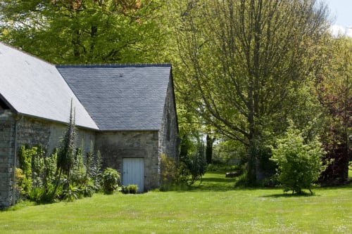 Grange et jardin Manoir de la Fieffe @Philippe Caron