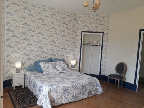 Chambre saphir Château de Chavannes