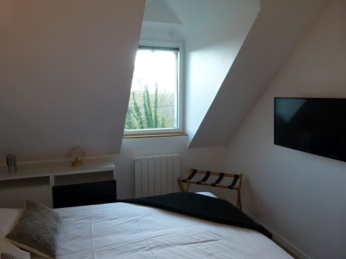 Chambre charmante, cabane normande
