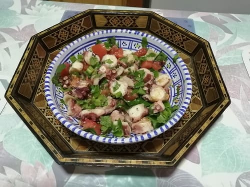 Octopus salad