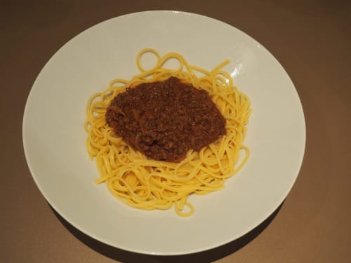 Chateauneuf du pape - bastide des princes - table hôtes - bolognaise