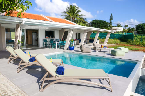 Terrasse avec piscine Villa luxe La Belle Négresse Martinique