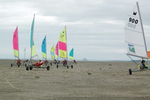 Char à voile à Cherrueix