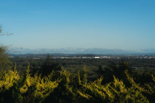 villa avec vue sur les alpes