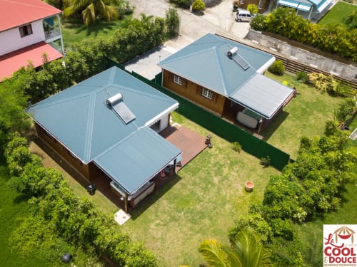 Vue drone des deux villas La Cool&Douce