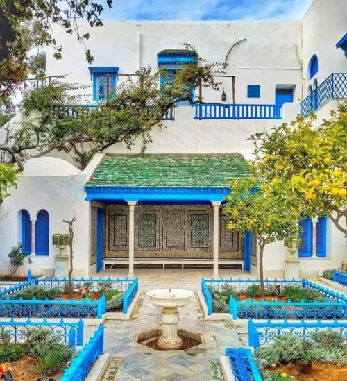 The Baron d'Erlanger palace.
