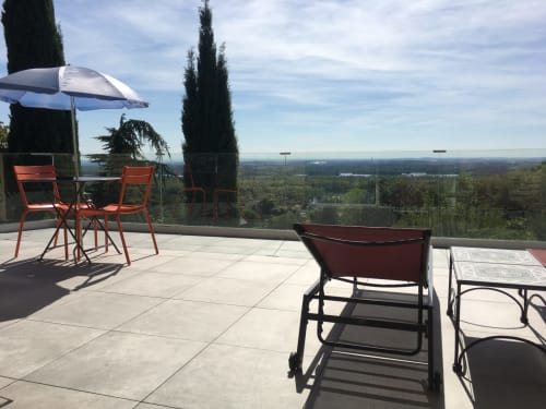 vue exceptionnelle lacs alpes montagnes chambre palmiers villa Rhône miribel lyon