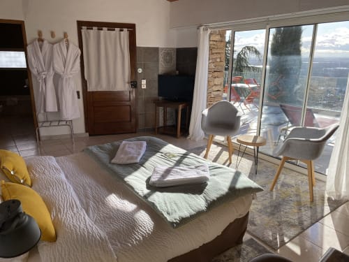 chambre calme cèdres chambre palmiers villa Rhône miribel lyon