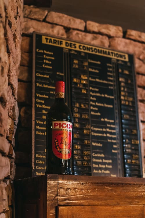 Carte des consommations villa du rhone