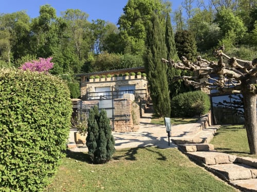 accès aux suites la villa du rhone miribel lyon