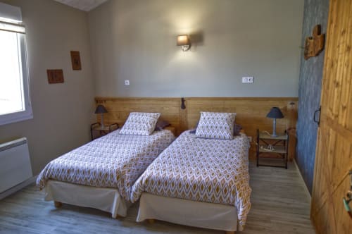 chambre le surf, 2 lits 2x90x200