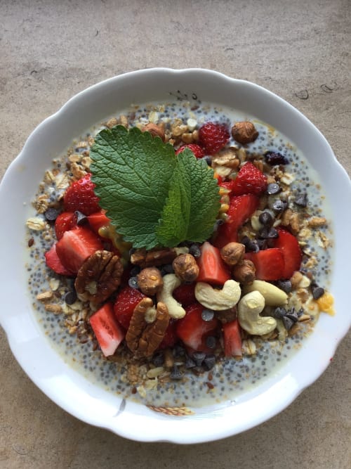 gesundes Frühstück