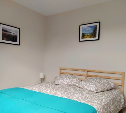 Chambre des parents - Lit 160 - Les Maisons De Kerdavid'île - Locmaria à Belle île en mer location de vacances