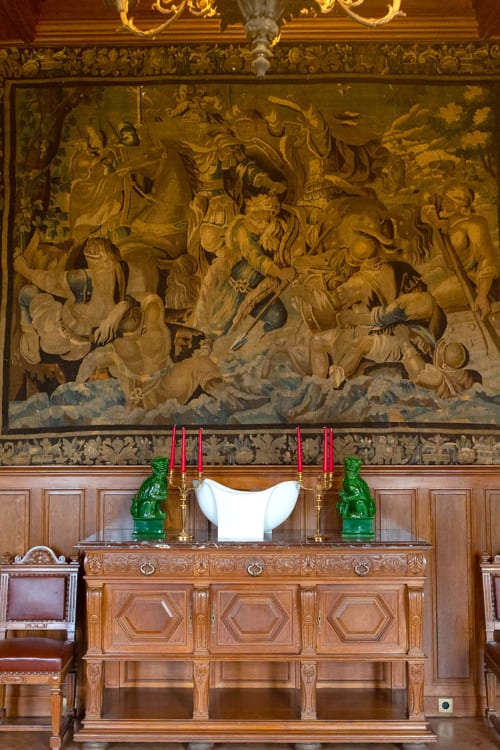 Wall painting - Le château du Brossay 