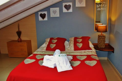 Chalet Janet, lit, romantique