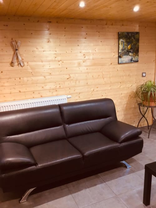 Salon chaleureux - Gîte Ferme du tertre