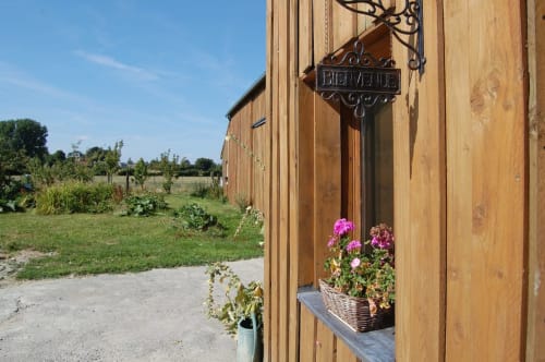 Entrée du gîte de la ferme du tertre