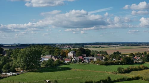 Vue du gîte de la ferme du tertre 