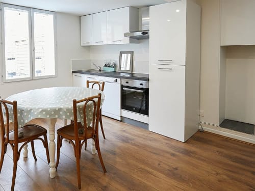 kitchenette de la maison -Gites au grand air