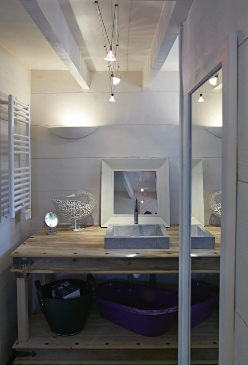 Salle de bain moderne- Gites au grand air