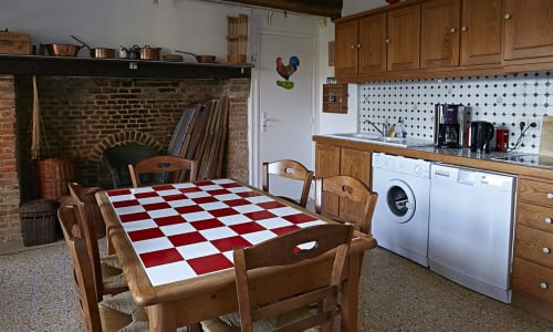 jolie cuisine équipée - Gites au grand air