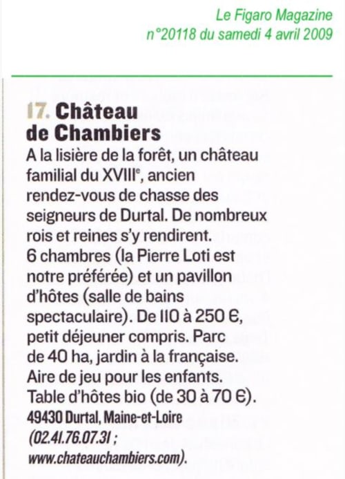 article-figaro-magazine-chateau-chambiers