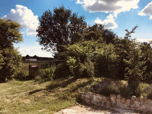 Jardin verdoyant à Villers  au tertre
