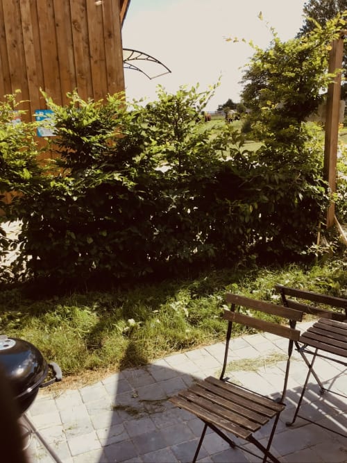 Terrasse du duplex de la ferme du tertre