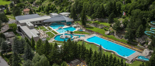 Bain thermal vue d'ensemble- Suisse