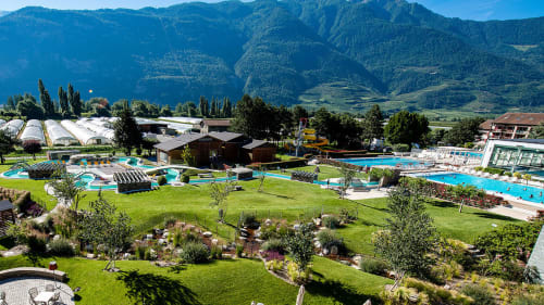 Vue panoramique des bains - Petit pré