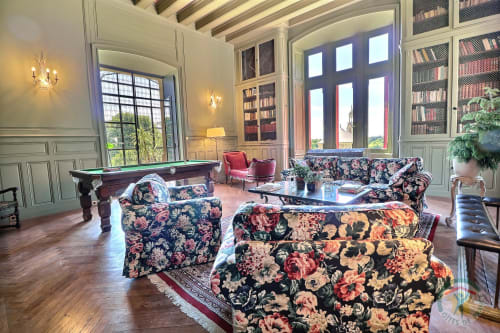Billiard room - Château à Renac