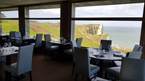 Das Golfrestaurant in Etretat