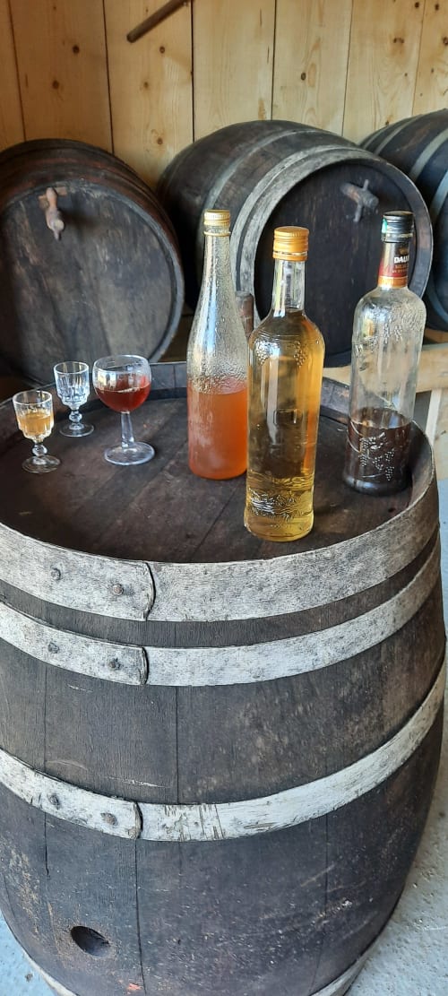 Le verre de l'amitié aux gîtes du Clos Delamare