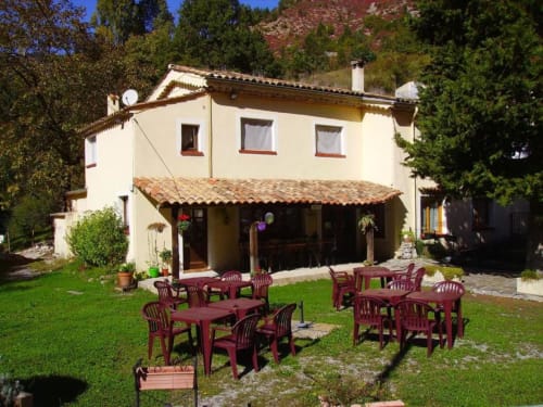 restaurant extérieur- Auberge du Riou