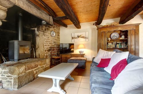 Salon chaleureux - Ferme de Kervihern