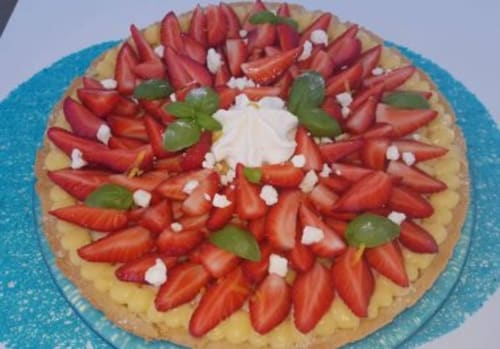 Tarte aux fraises - Le Romulus