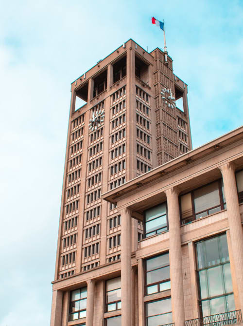 Der Turm des Rathauses von Le Havre