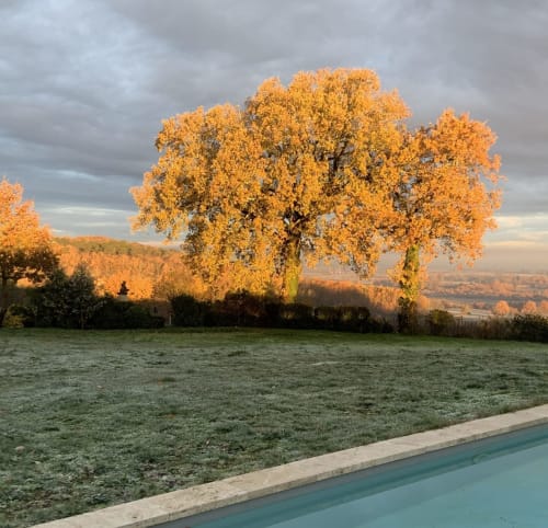 coucher de soleil dordogne 