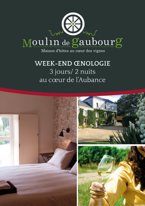 Moulin de Gaubourg, week-end oenologie Aubance