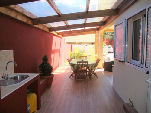 Maison La Réunion avec une véranda