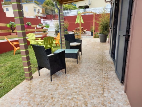 Maison Le Chalet, location avec terrasse